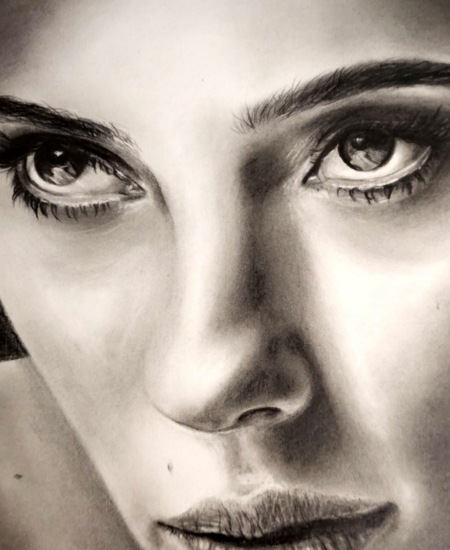 Detail 2 of The Gaze by Deimante Bruzguliene