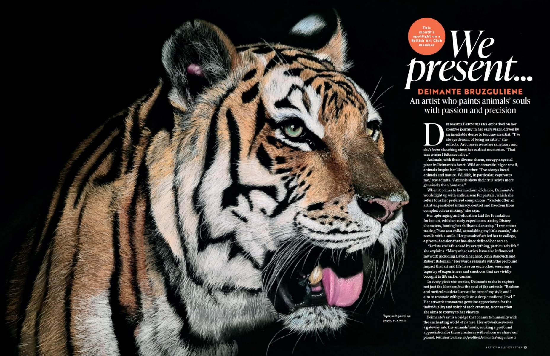 Artists & Illustrators recognition for Deimante Bruzguliene